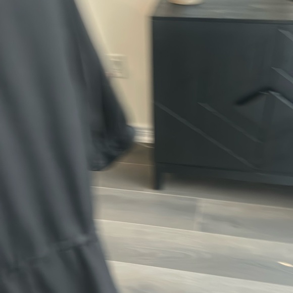 Rudsak Black Hi-Low Shift Dress Short Sleeve Size M - Picture 9 of 15